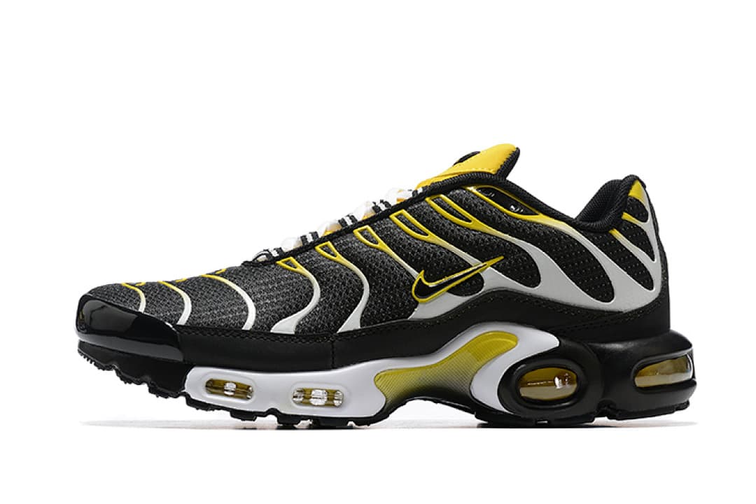 Nike Air Max TN — Preto com Amarelo e Branco foto 03
