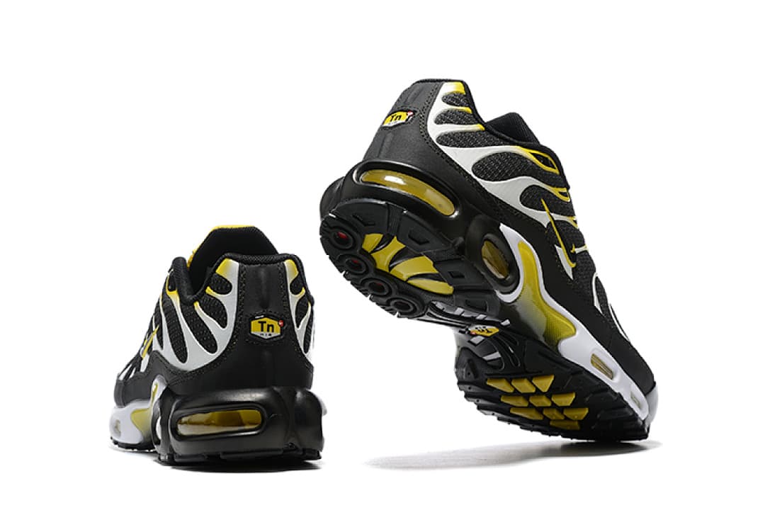 Nike Air Max TN — Preto com Amarelo e Branco foto 04