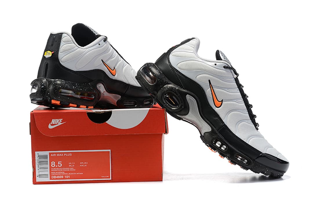 Nike Air Max TN — Branco com Laranja e Preto foto 01