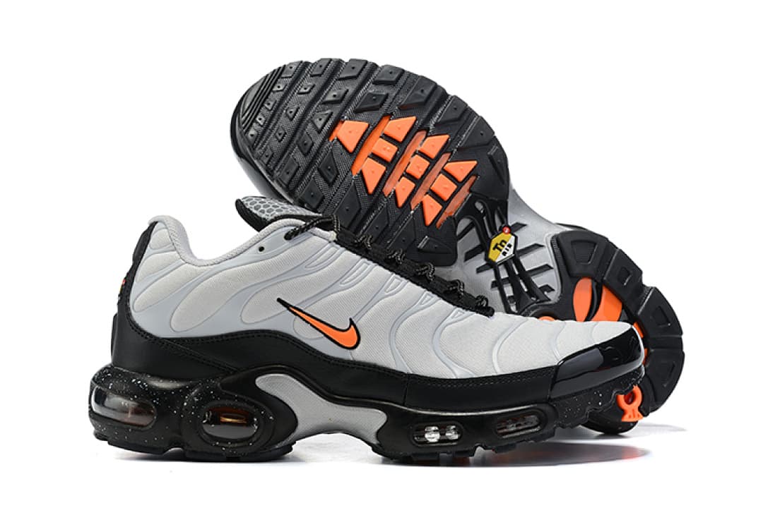 Nike Air Max TN — Branco com Laranja e Preto foto 02