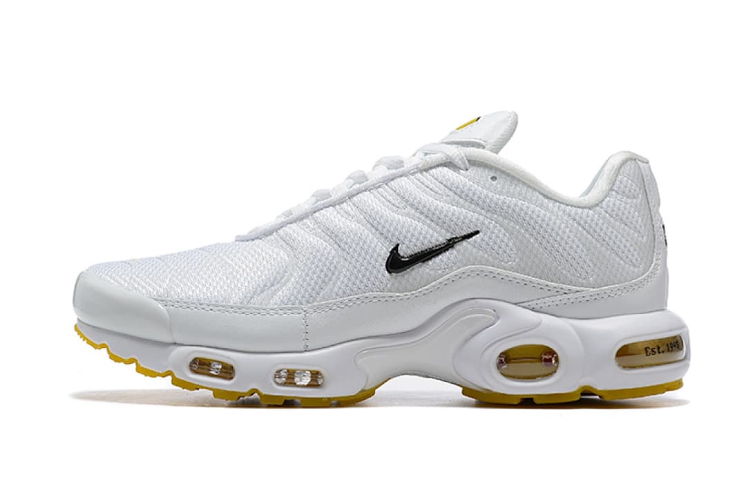 Nike Air Max TN — Branco com Dourado e Preto foto 03