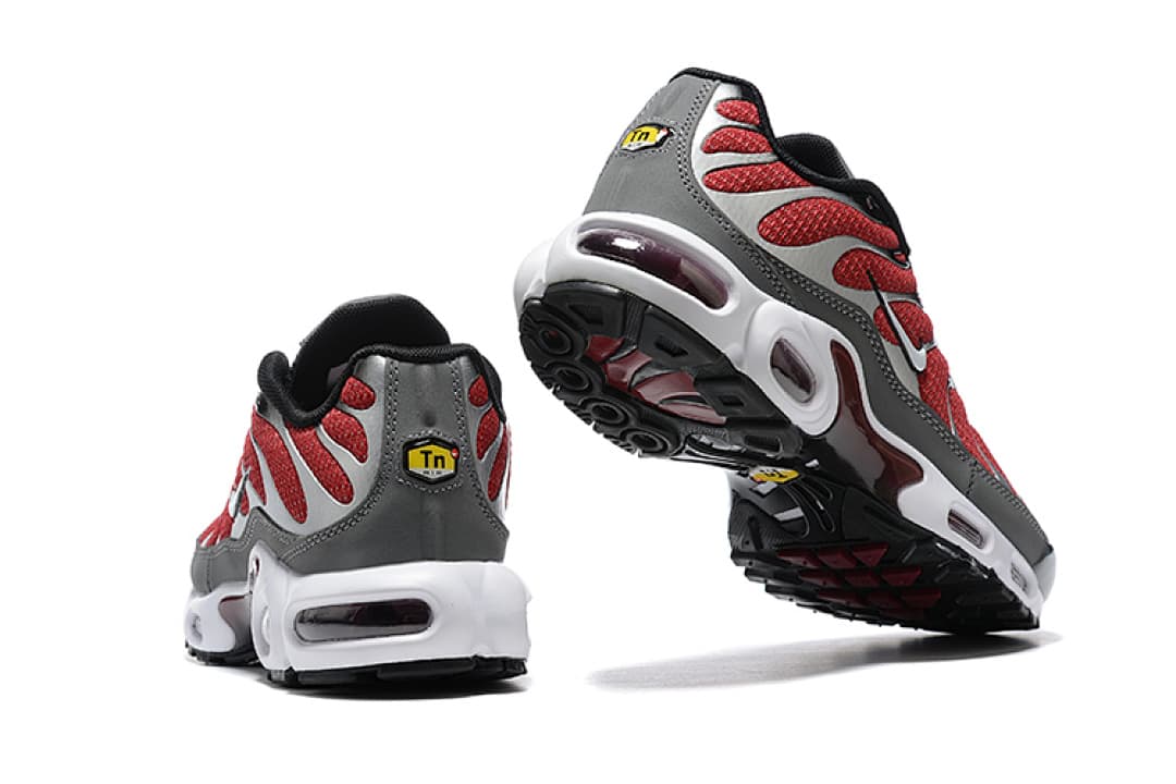 Nike Air Max TN — Cinzento com Vermelho e Branco foto 04