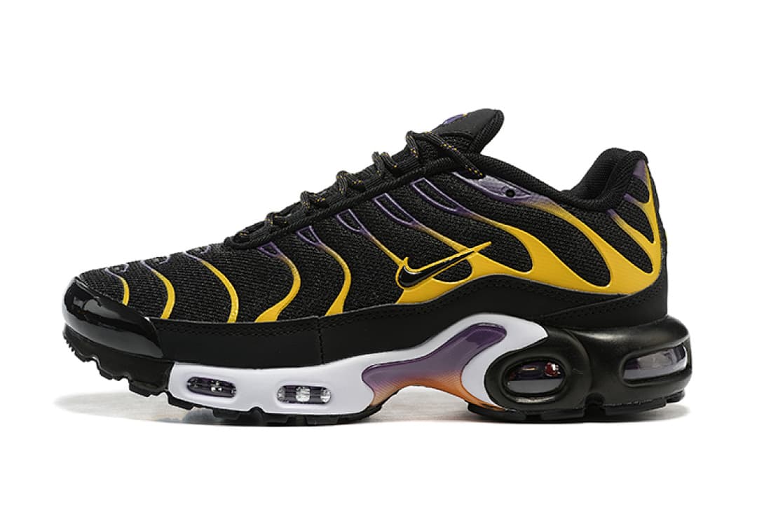 Nike Air Max TN — Preto com Amarelo e Púrpura foto 03