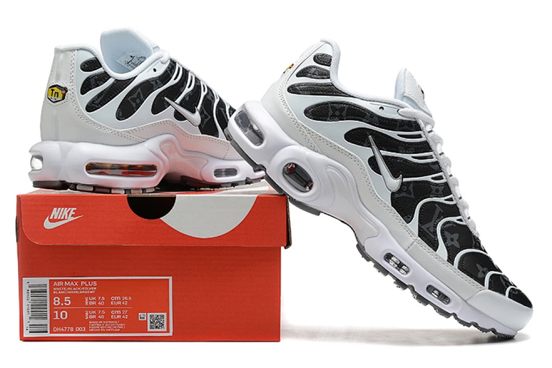 Nike Air Max Plus — Branco Rosa Preto foto 01