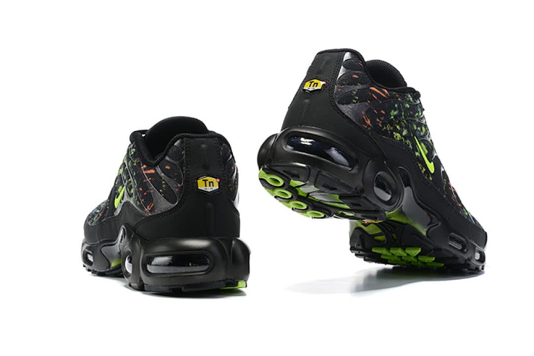 Nike Air Max Plus — Preto Neon Lime foto 04