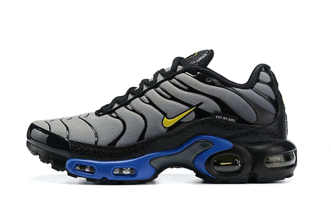 Nike Air Max Plus — Cinzento Preto Azul foto 02