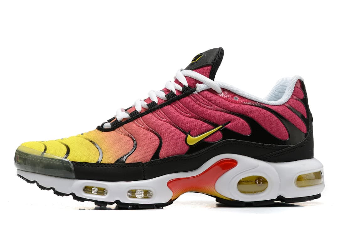 Nike Air Max Plus — Rosa Magenta Preto Amarelo foto 03