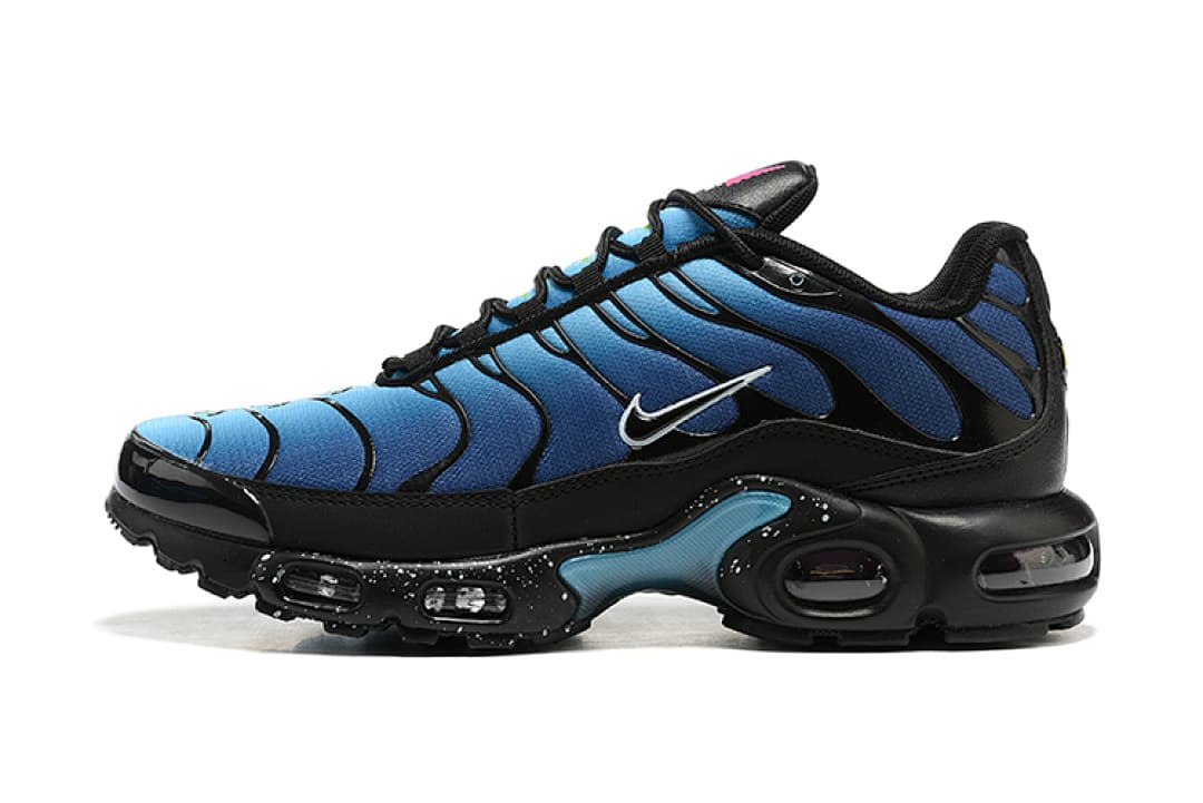 Nike Air Max Plus — Cinzento Preto Azul Brilhante foto 04