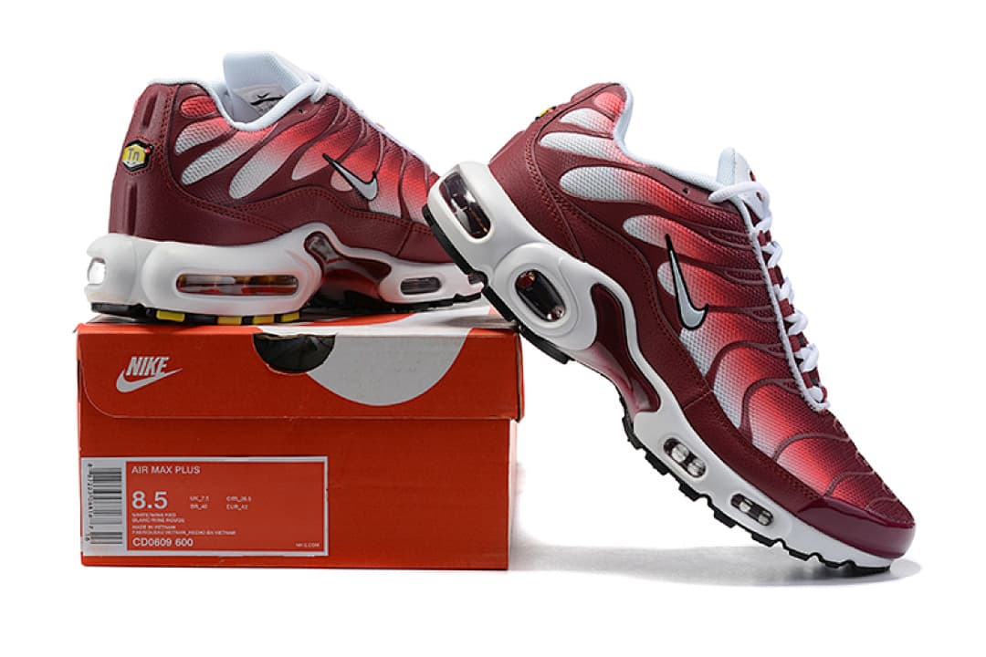 Nike Air Max TN — Bordô e Branco foto 01