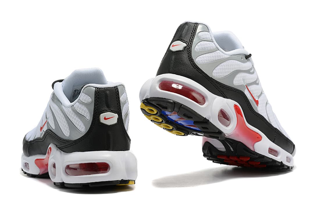 Nike Air Max TN — Branco Cinzento e Vermelho foto 04