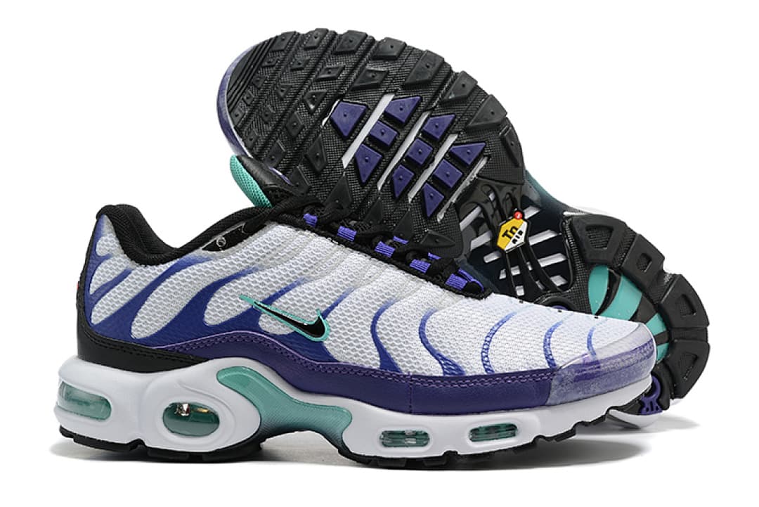 Nike Air Max TN — Branco Azul Marinho e Turquesa foto 01