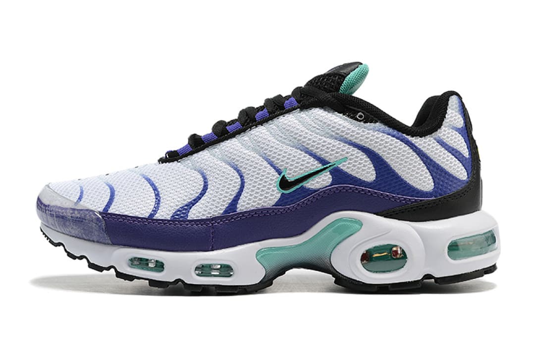 Nike Air Max TN — Branco Azul Marinho e Turquesa foto 02