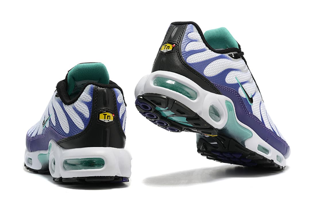 Nike Air Max TN — Branco Azul Marinho e Turquesa foto 03
