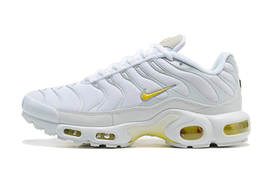 Nike Air Max TN — Branco Amarelo e Cinzento foto 03