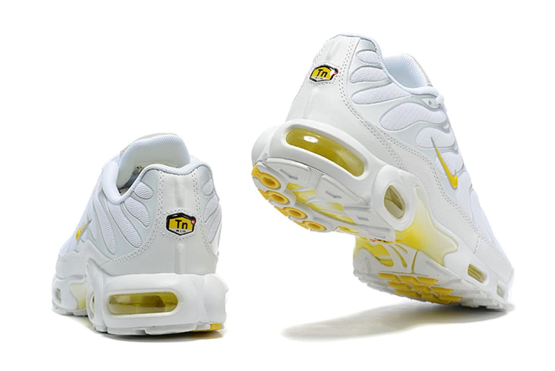 Nike Air Max TN — Branco Amarelo e Cinzento foto 04