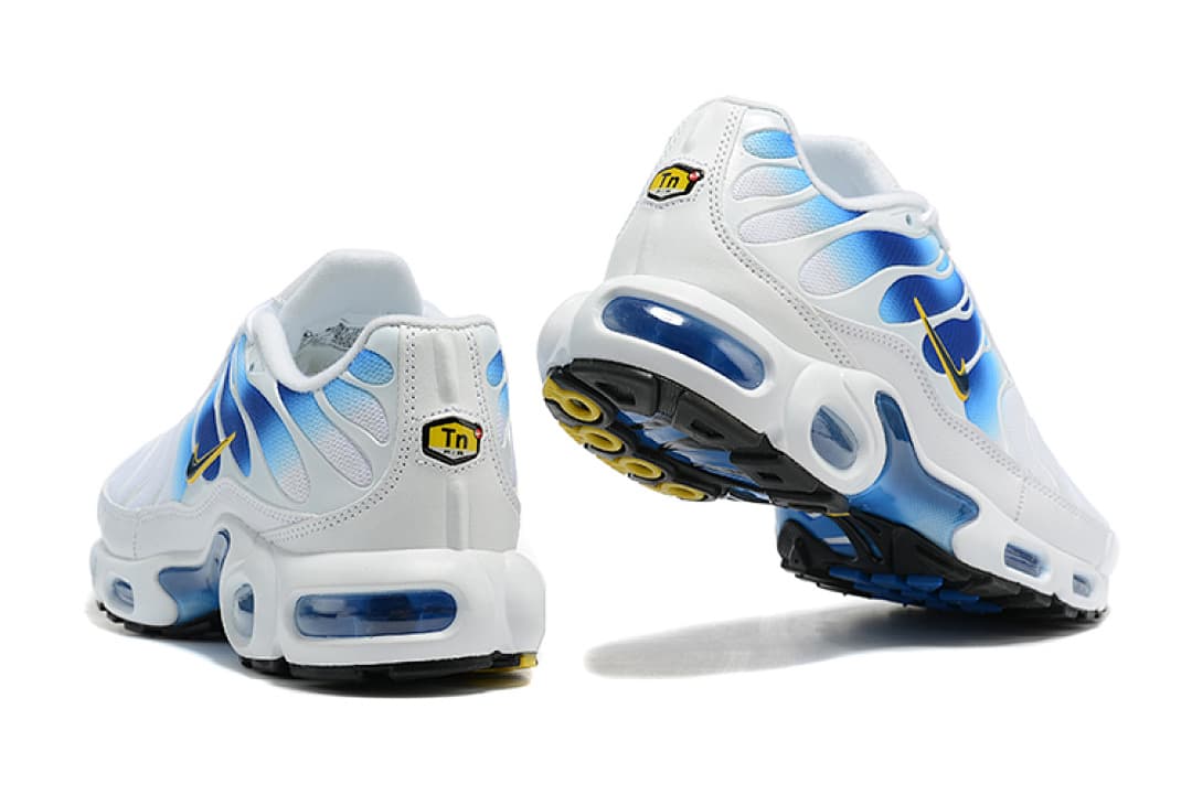 Nike Air Max TN — Branco Azul e Amarelo foto 04