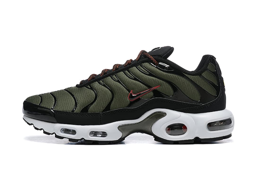 Nike Air Max TN — Preto Verde Oliva e Branco foto 03
