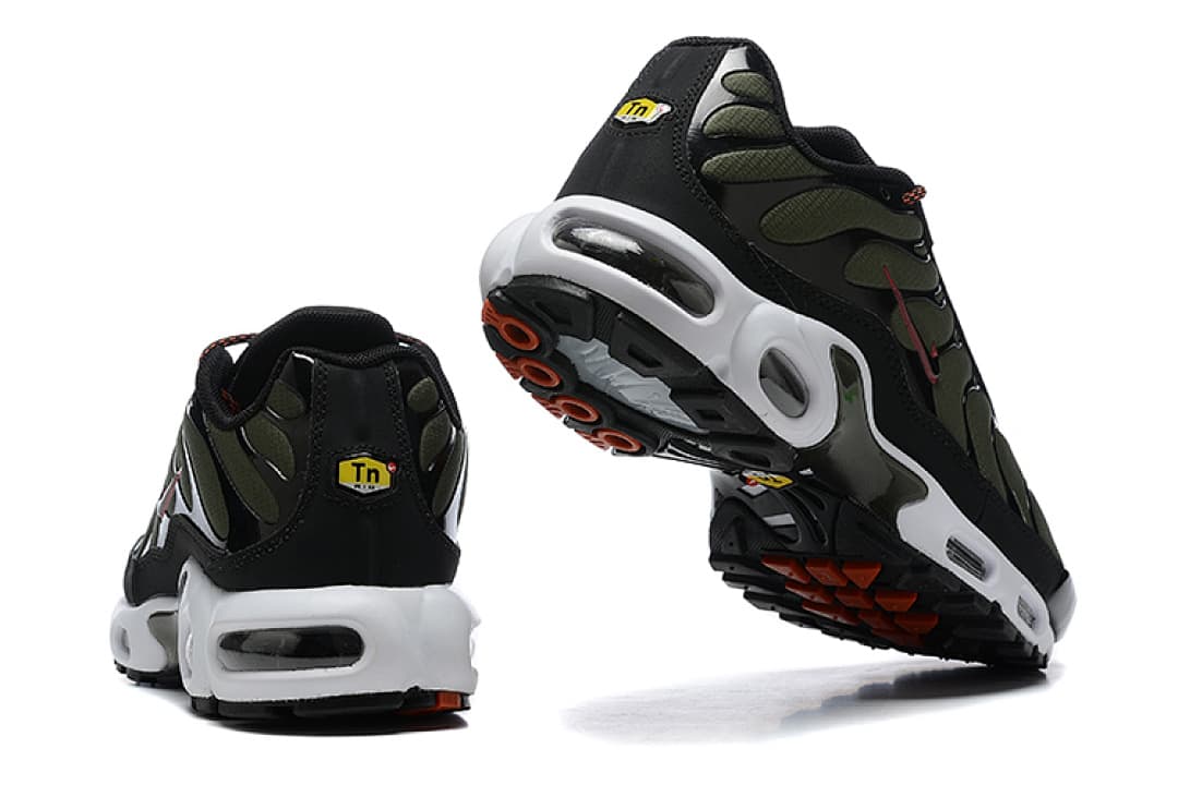 Nike Air Max TN — Preto Verde Oliva e Branco foto 04