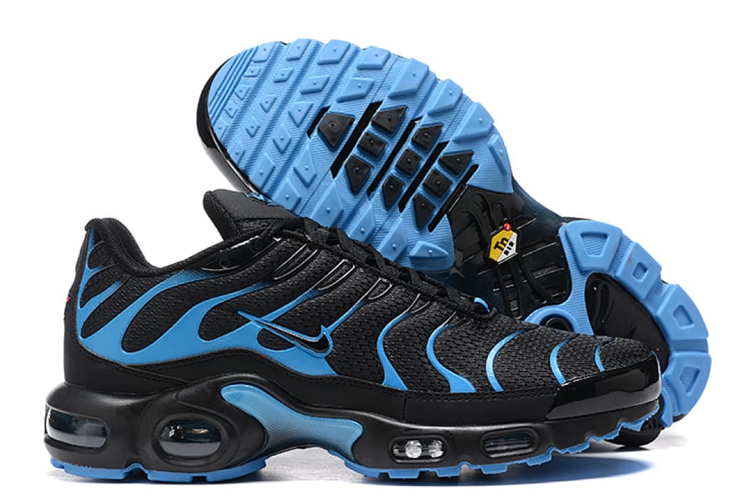 Nike Air Max TN — Preto Amarelo e Branco foto 02