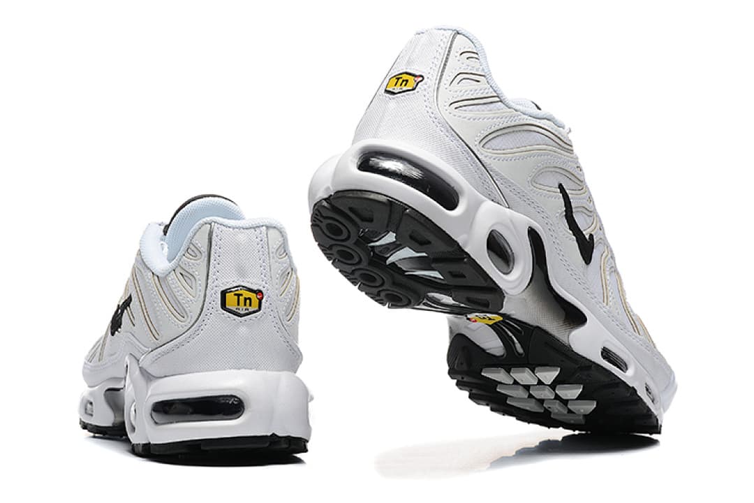 Nike Air Max TN — Branco Cinzento e Preto foto 03
