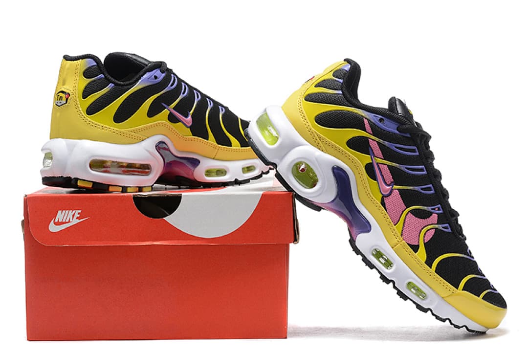 Nike Air Max TN — Amarelo/Preto/Roxo foto 01