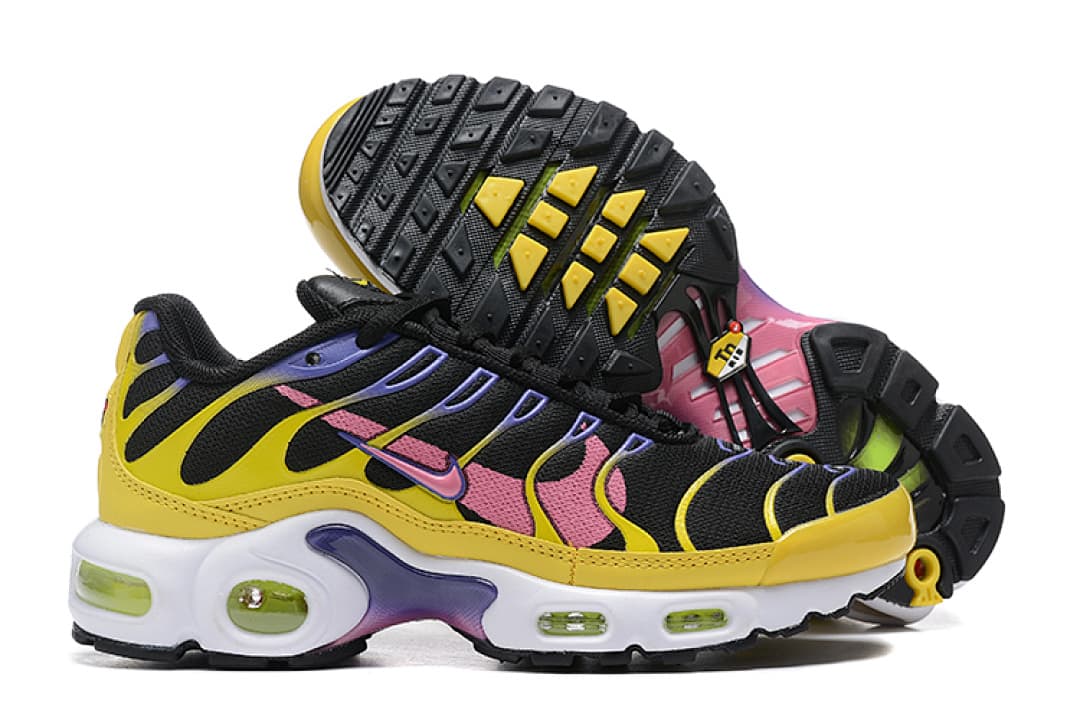 Nike Air Max TN — Amarelo/Preto/Roxo foto 02