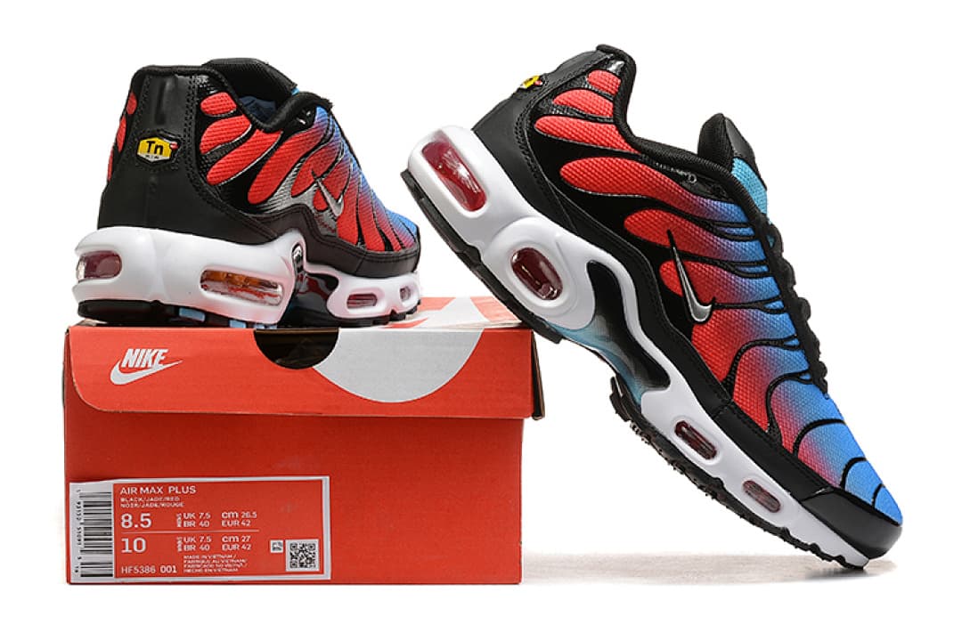 Nike Air Max TN — Preto/Vermelho/Azul foto 01