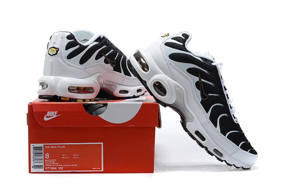 Nike Air Max TN — Branco/Preto foto 01