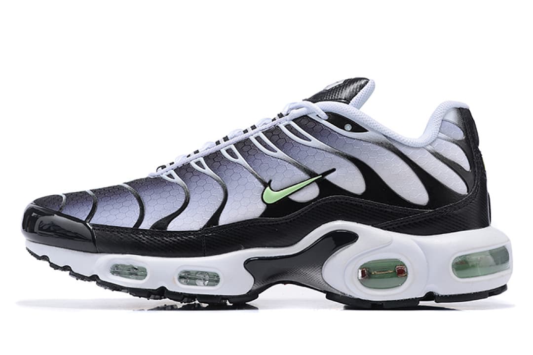 Nike Air Max TN — Preto/Branco/Verde foto 02