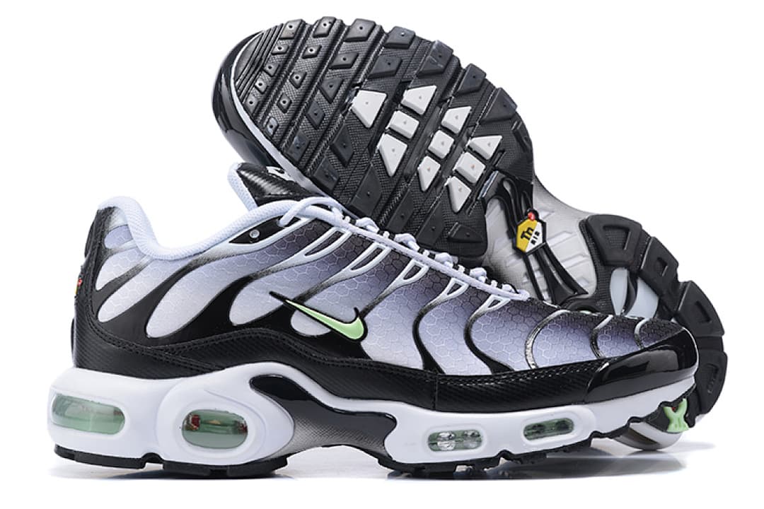 Nike Air Max TN — Preto/Branco/Verde foto 04