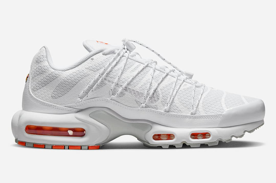 Nike Air Max TN — Branco Laranja foto 04