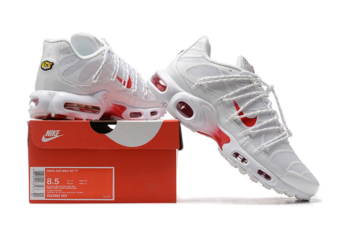 Nike Air Max TN — Branco Vermelho foto 01
