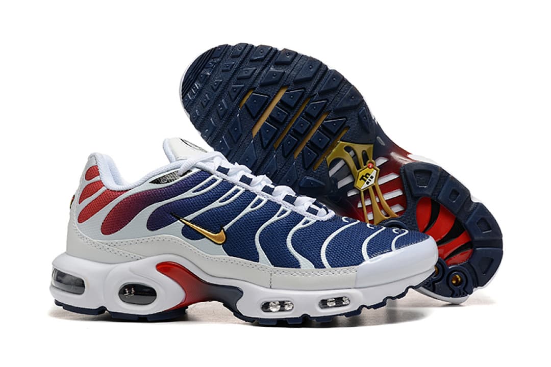 Nike Air Max TN — Branco Azul Vermelho foto 02