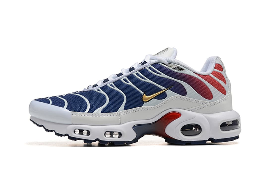 Nike Air Max TN — Branco Azul Vermelho foto 03