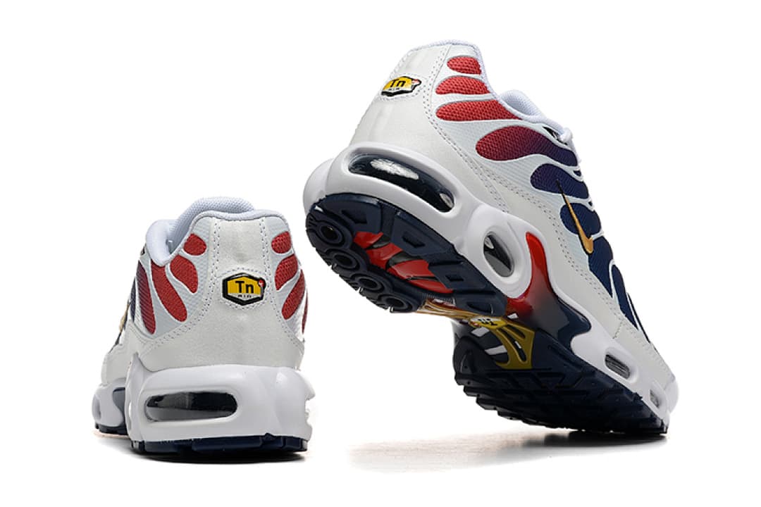 Nike Air Max TN — Branco Azul Vermelho foto 04