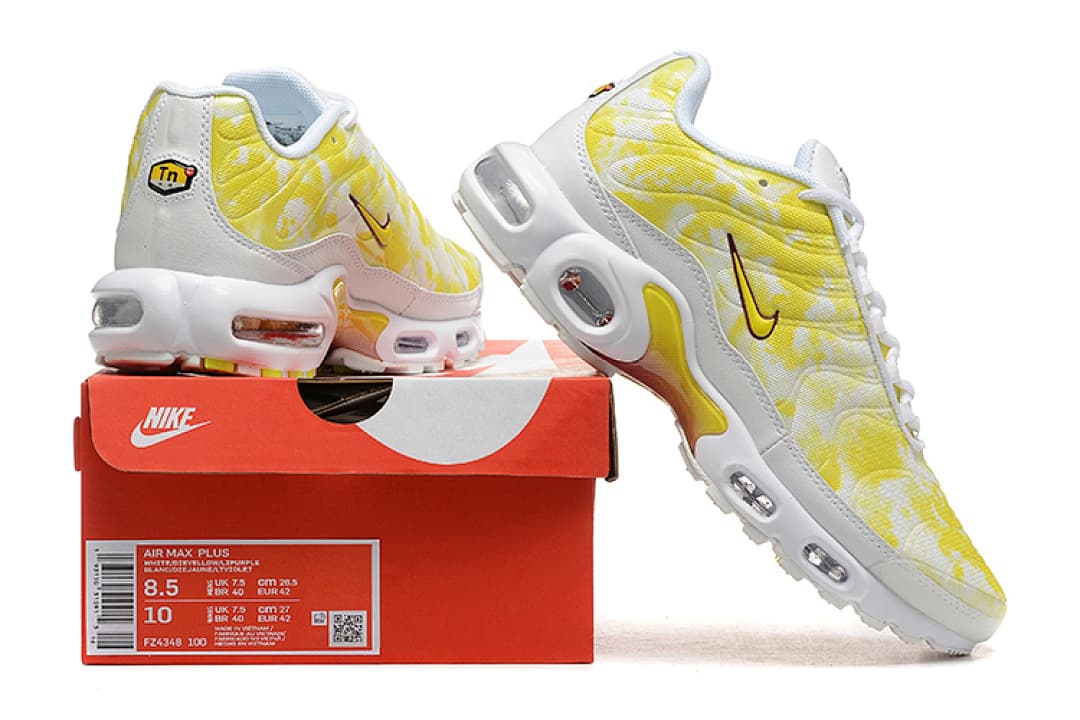 Nike Air Max TN — Branco Amarelo foto 01