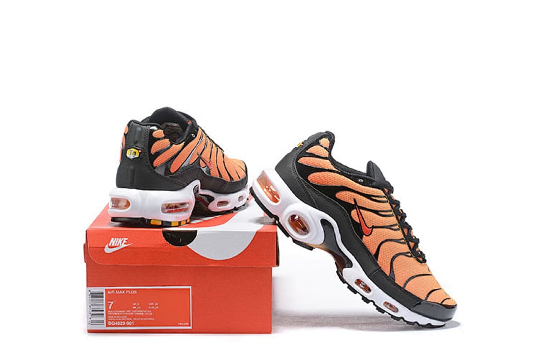 Nike Air Max TN — Laranja Preto Intenso foto 03