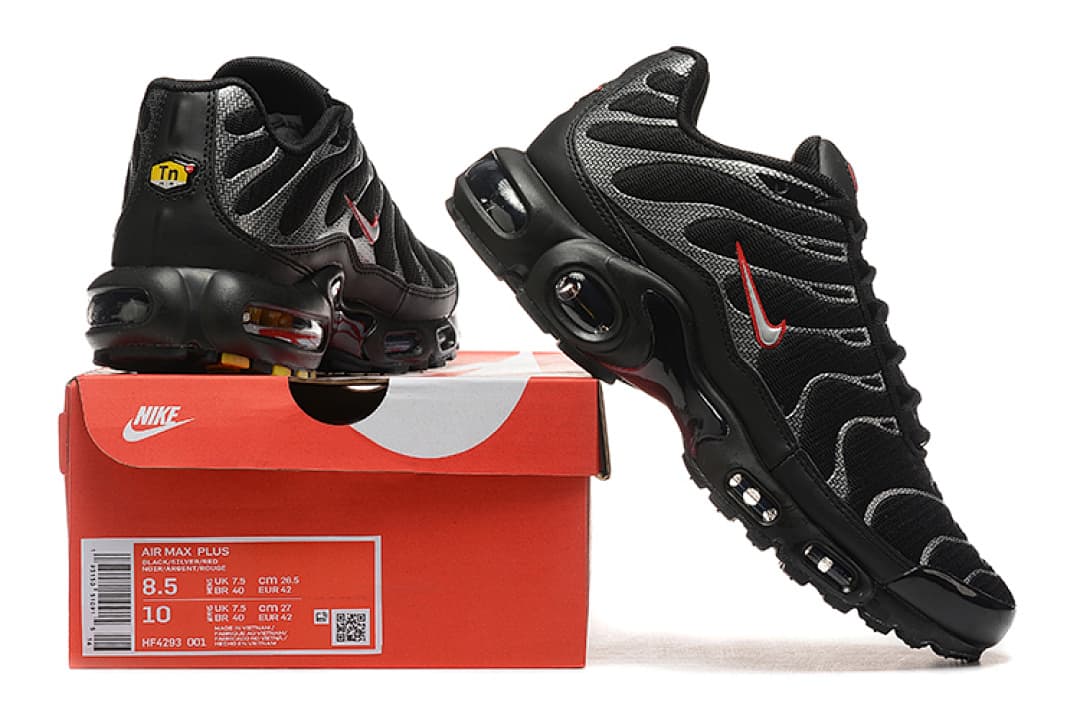 Nike Air Max TN — Preto com Cinza e Vermelho foto 01
