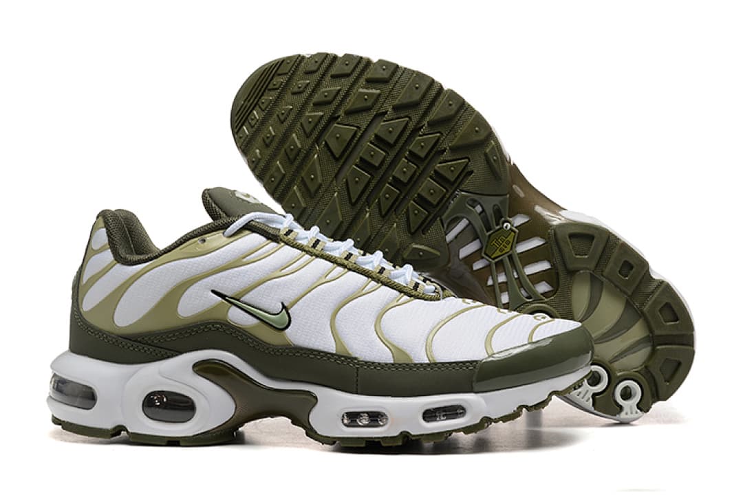 Nike Air Max TN — Kaki e Branco foto 02