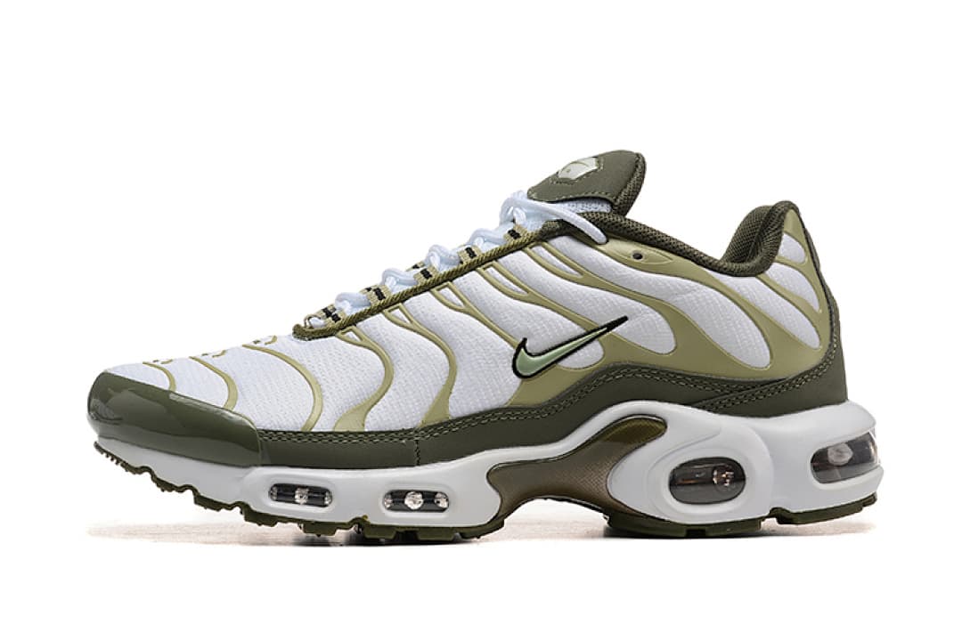 Nike Air Max TN — Kaki e Branco foto 03
