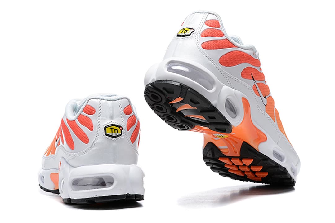 Nike Air Max TN — Branco Laranja Mesh foto 04
