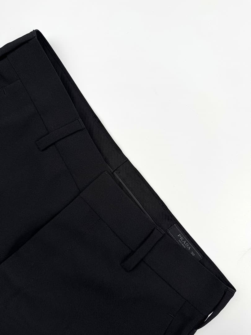 Prada Triangle Logo Casual Trousers foto 03