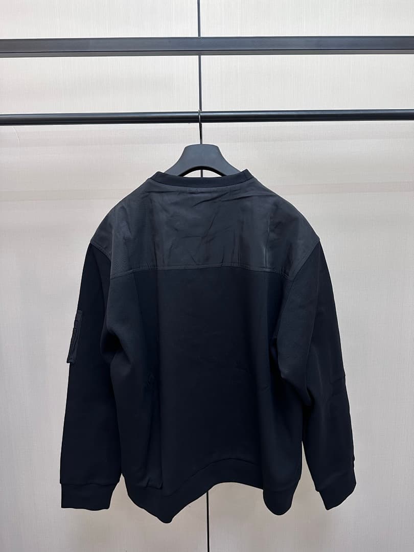 Prada Triangle Nylon Patchwork Sweatshirt foto 04