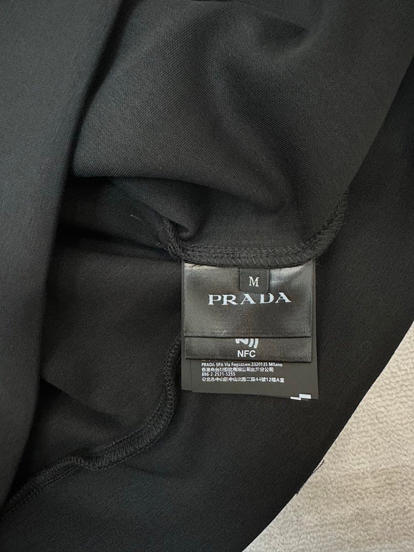 Prada Triangle Nylon Patchwork Sweatshirt foto 09