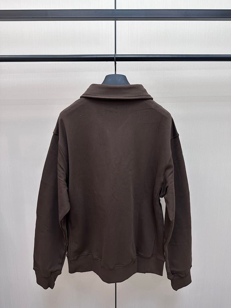Prada Triangle Patch Half-Zip Sweatshirt foto 02