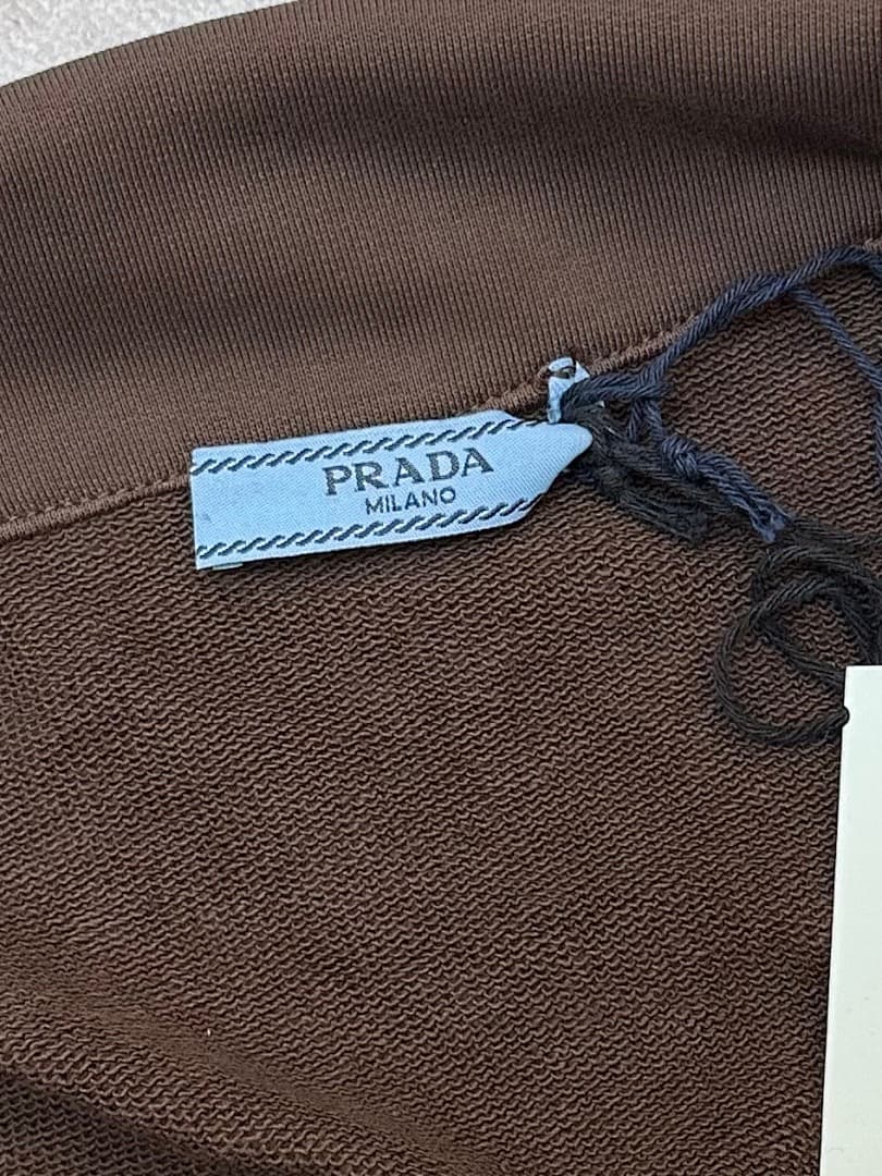 Prada Triangle Patch Half-Zip Sweatshirt foto 08