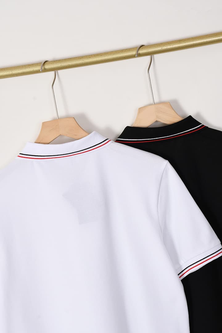 Prada Polo de Malha Piqué com Logo foto 09