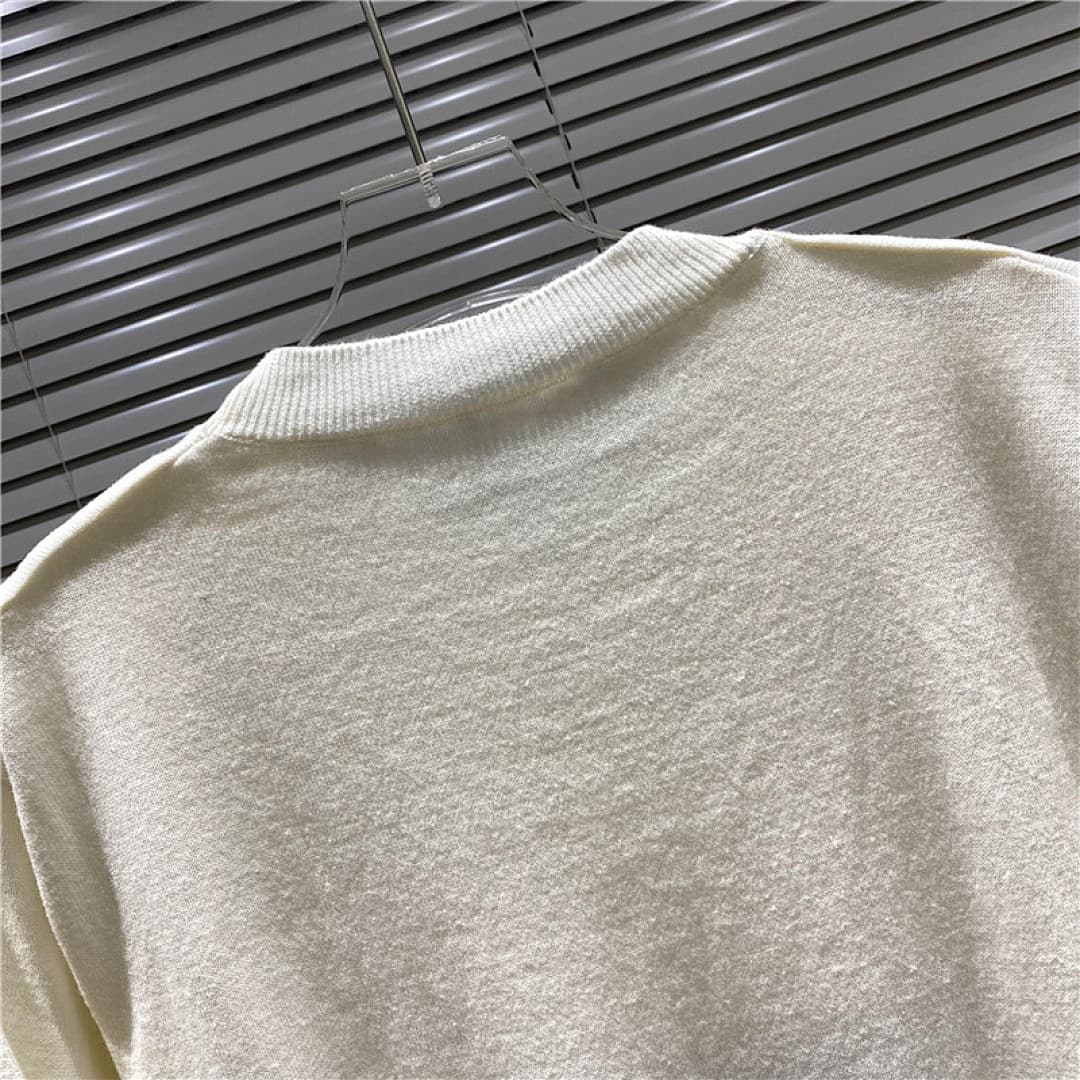 Prada T-Shirt de Malha Jacquard com Logo Milano foto 27