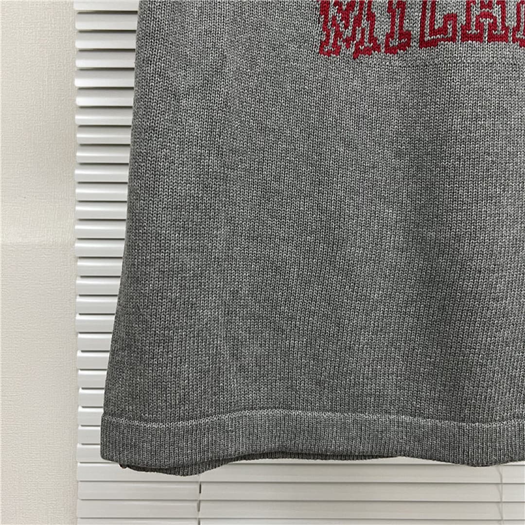 Prada T-Shirt de Malha Raglan com Logo Prada Milano foto 13
