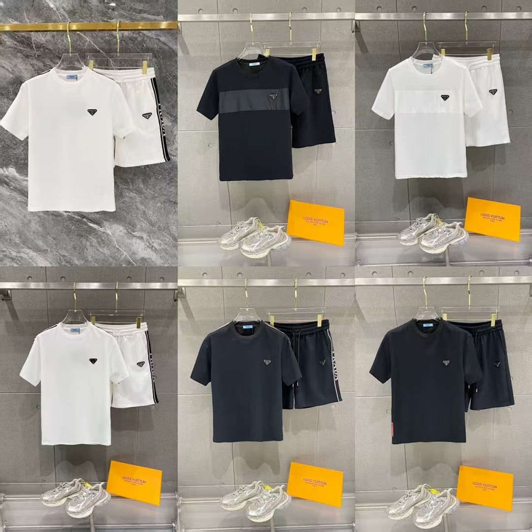 Conjunto Prada T-shirt e Calções foto 01